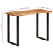 Dining Table 110x50x76 Cm Solid Wood Acacia Tpbxnk