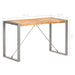 Dining Table 120x60x75 Cm Solid Rough Mango Wood Txoplo