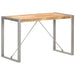 Dining Table 120x60x75 Cm Solid Rough Mango Wood Txoplo