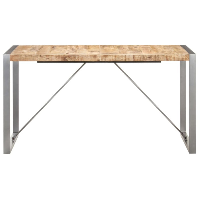 Dining Table 140x70x75 Cm Solid Wood Mango Txoplx