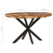 Dining Table 140x80x75cm Solid Acacia Wood with Sheesham