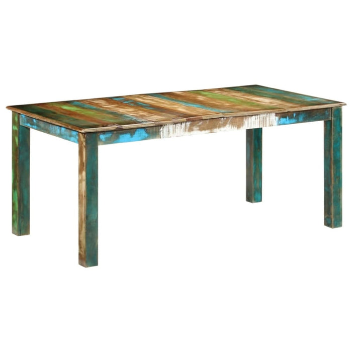 Dining Table 180x90x76 Cm Solid Wood Reclaimed Tpoixn