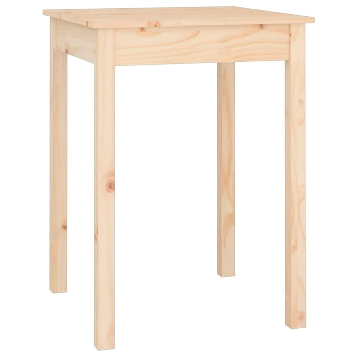 Dining Table 55x55x75 Cm Solid Wood Pine Noaxpa