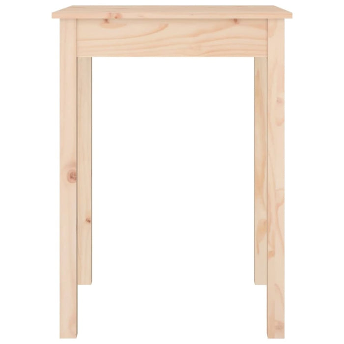 Dining Table 55x55x75 Cm Solid Wood Pine Noaxpa