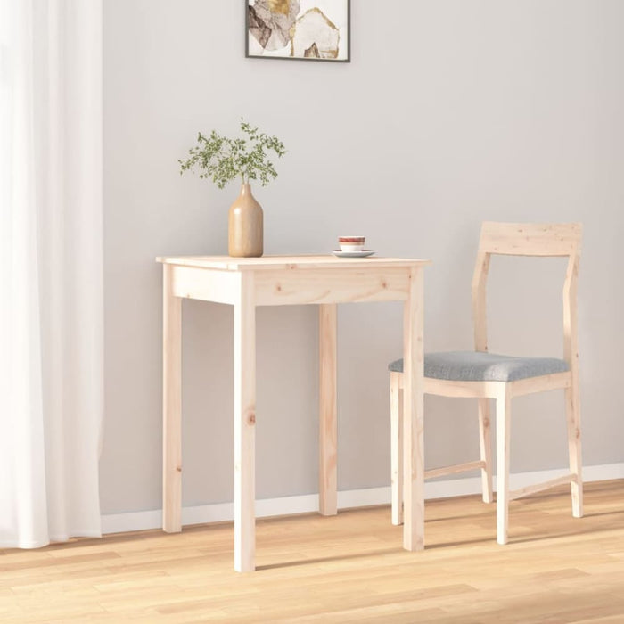 Dining Table 55x55x75 Cm Solid Wood Pine Noaxpa