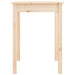 Dining Table 55x55x75 Cm Solid Wood Pine Noaxpa