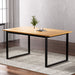 Dining Table 6 Seater Kitchen Cafe Rectangular Wooden 150cm