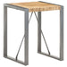 Dining Table 60x60x75 Cm Solid Rough Mango Wood Txopkp