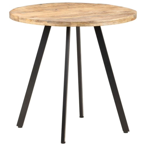 Dining Table 80 Cm Rough Mango Wood Txbant
