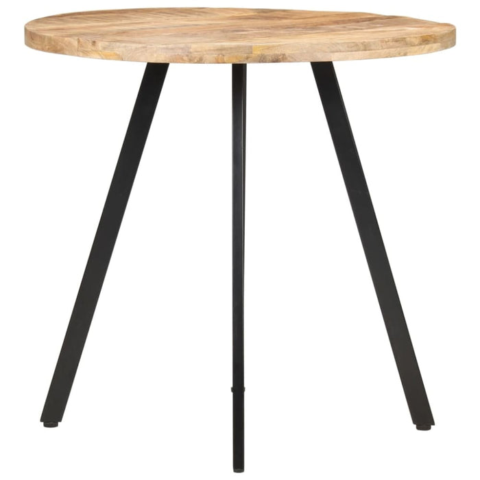 Dining Table 80 Cm Rough Mango Wood Txbant