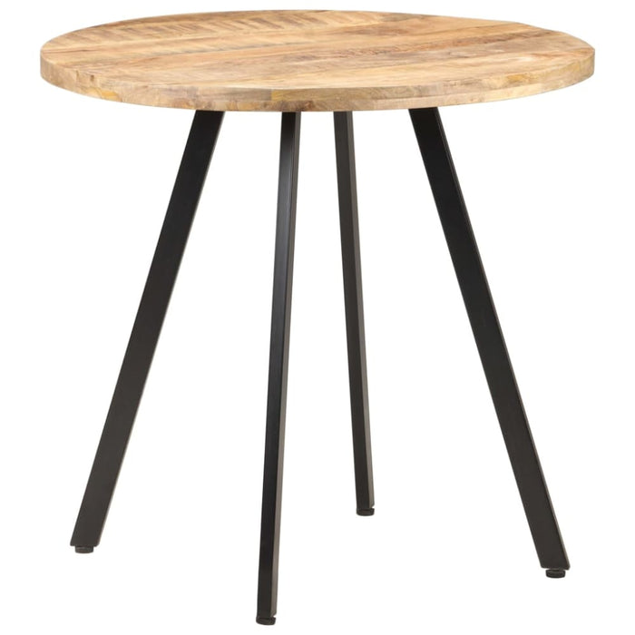 Dining Table 80 Cm Rough Mango Wood Txbant