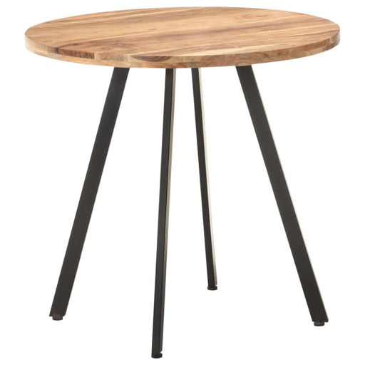 Dining Table 80 Cm Solid Acacia Wood Txbanp