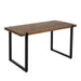 Dining Table Bench Set 2xdining Chairs Industrial Cafe