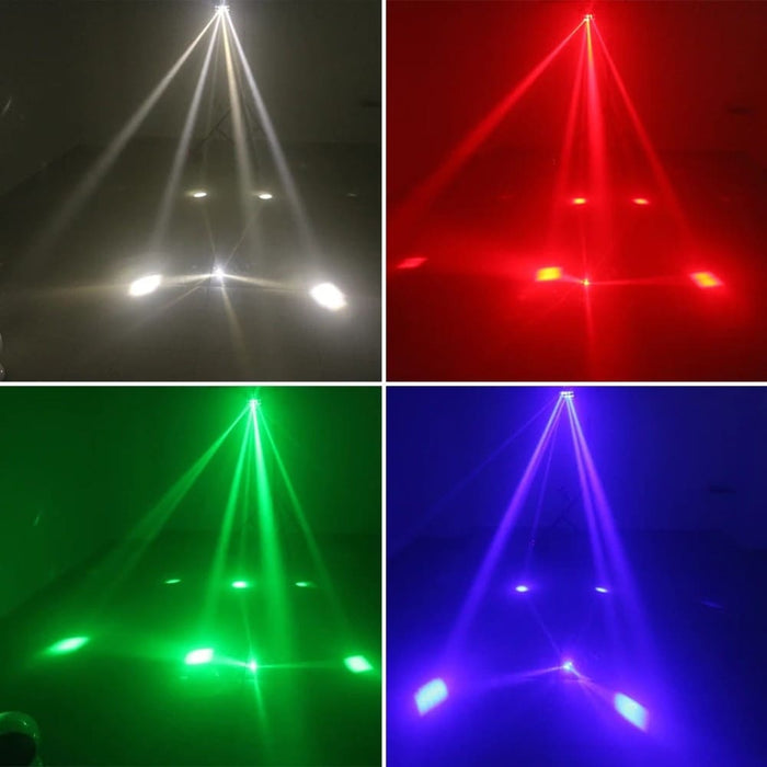 Dj Disco Party Stage Light 4in1 Red Laser Rain Patterns Led
