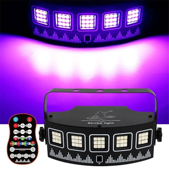 Led Rgb Disco Dj Strobe Light Party Holiday Christmas Music