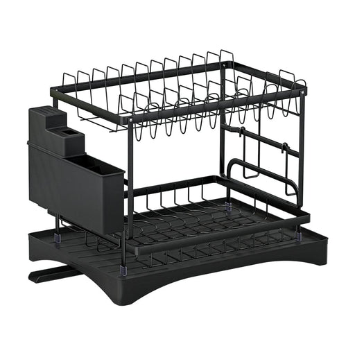 Goslash Picks Dish Rack Expandable Drying Drainer Cutlery