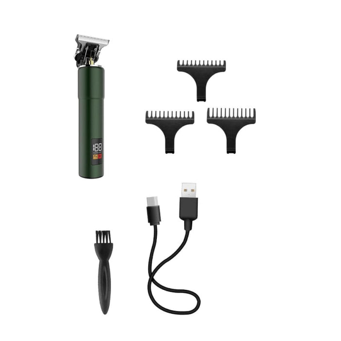 10w Lcd Display Cordless Rechargeable T-blade Men Hair