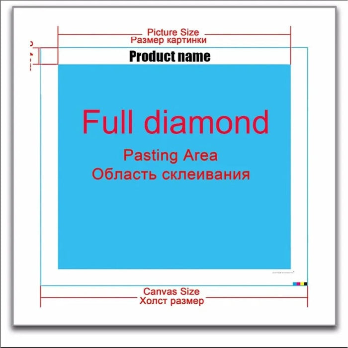 Diy Diamond Painting Kit Peacock Picture Full Round Drill