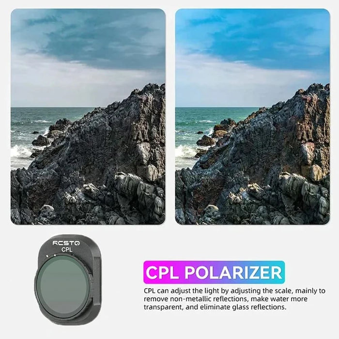 Dji Mini 4 Pro Filters Set Uv Cpl Nd8 Nd16 Nd32 Nd64 Lens