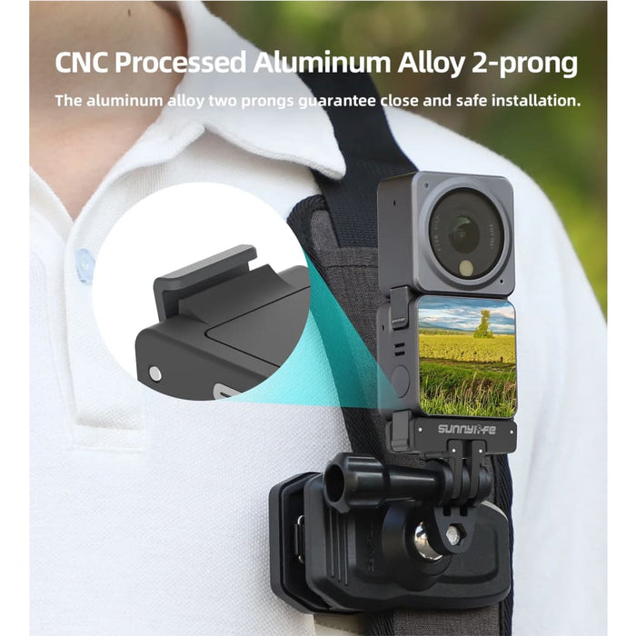 For Dji Osmo Action 4/3/2 Foldable Quick-release Plate