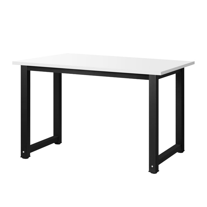 Home Office Desk And Chair Set Bk & Wh Computer Desk Mesh Office Chair