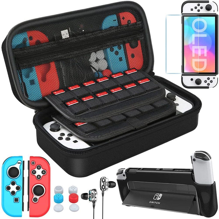Tpu Dockable Case For Nintendo Switch Oled Model With Grip