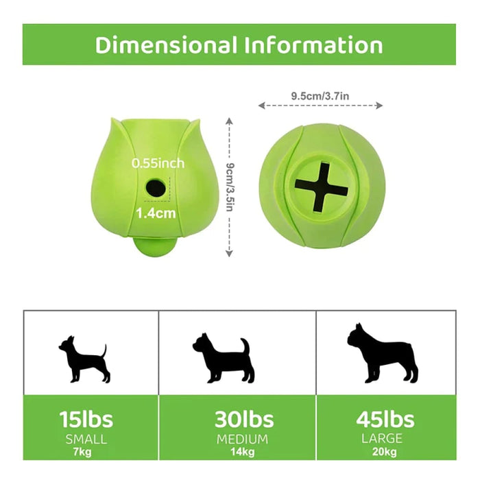 Dog Chew Toy for Small Medium Dogs Treat Dispensing Puzzle