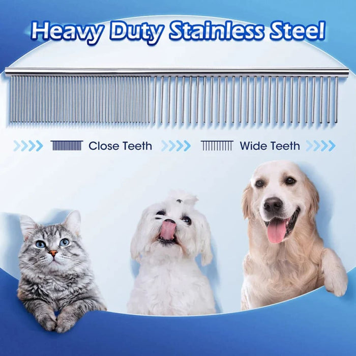 Dog Grooming Scissors Kit Round Tip Stainless Steel Shears