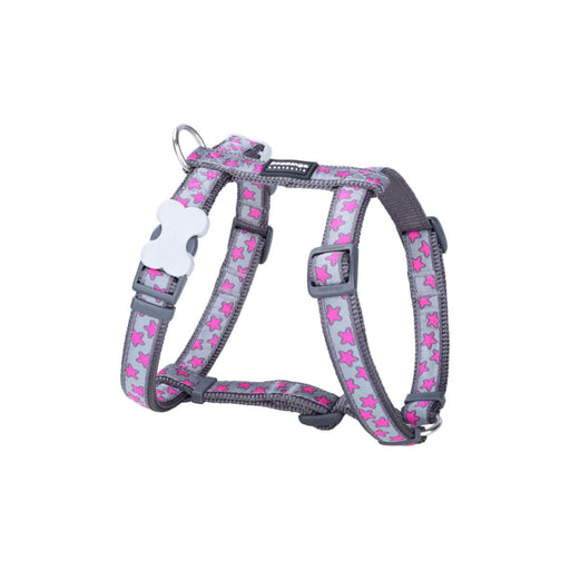 Dog Harness by Red Dingo on Cool Pink Grey