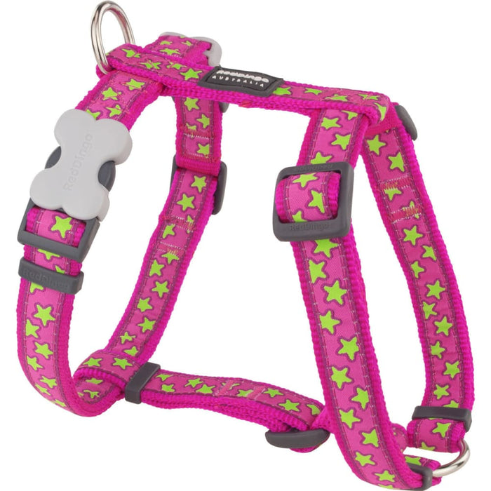 Dog Harness by Red Dingo on Hot Pink