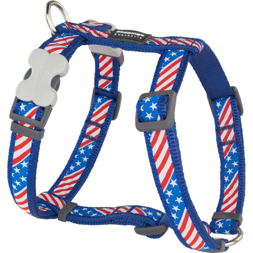 Dog Harness by Red Dingo Style us Flag