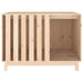 Dog House 100x70x72 Cm Solid Wood Pine Nxxako