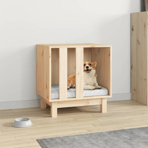 Dog House 50x40x52 Cm Solid Wood Pine Nxxaio