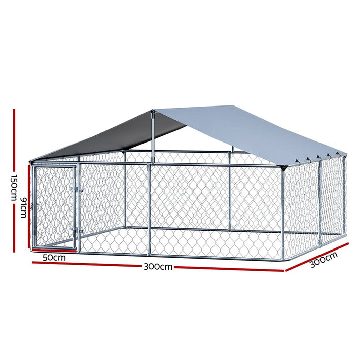 Dog Kennel Large House Xxl Pet Run Cage Puppy Outdoor