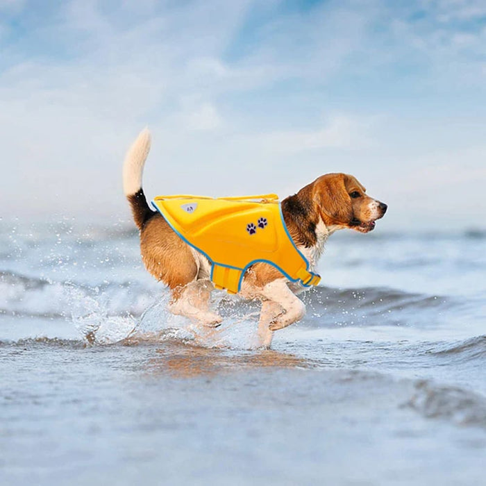 Dog Life Jacket High Buoyancy Reflective Adjustable Durable