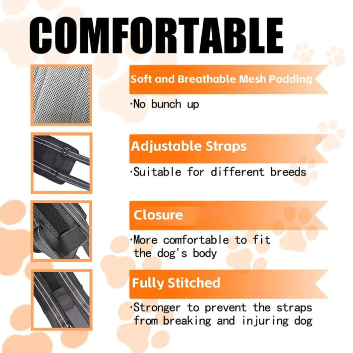 Dog Lift Harness for Hind Leg Support Soft Pet Sling