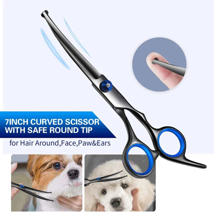 Dog Scissors Kit 5 in 1 Pet Grooming Set
