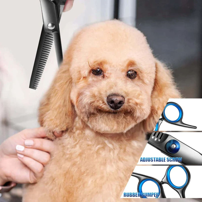 Dog Scissors Kit 5 in 1 Pet Grooming Set