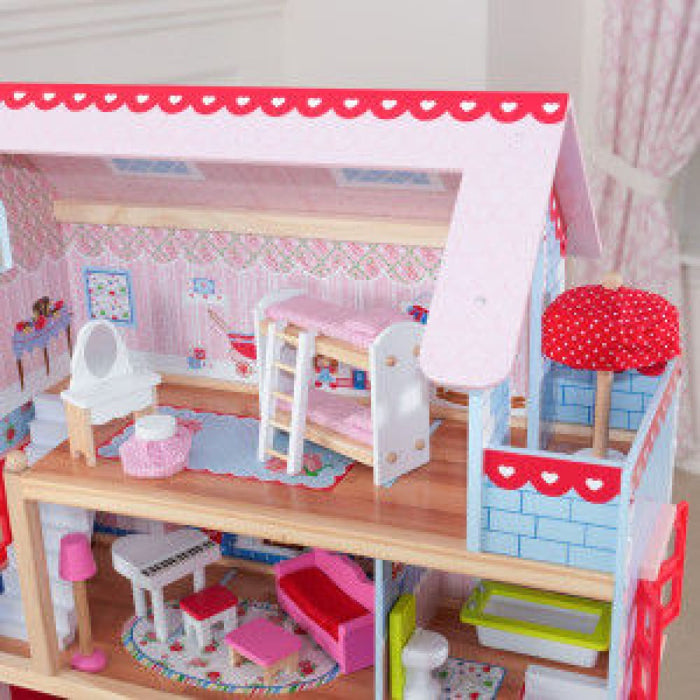 Doll Cottage with Furniture for Kids (model 1)
