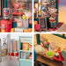 Dollhouse Rainbow Candy House Diy Miniature For Kids Girls