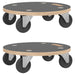Dolly Trolleys 2 Pcs Round ø38x11.5 Cm Opankx
