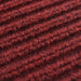 Door Mat 90 x 60 Cm Pvc Red Xaoxlk