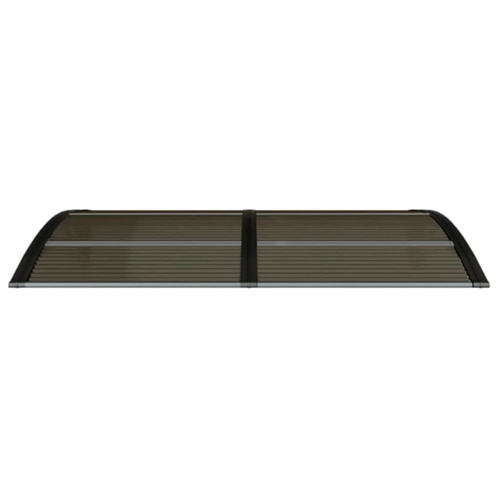 Door Canopy Black 150x80 Cm Polycarbonate Optpnx