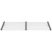Door Canopy Black and Transparent 239x90 Cm Polycarbonate