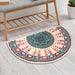 Door Mat Half Moon Semi - circle Rug 60x90