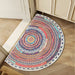 Door Mat Half Moon Semi - circle Rug 60x90