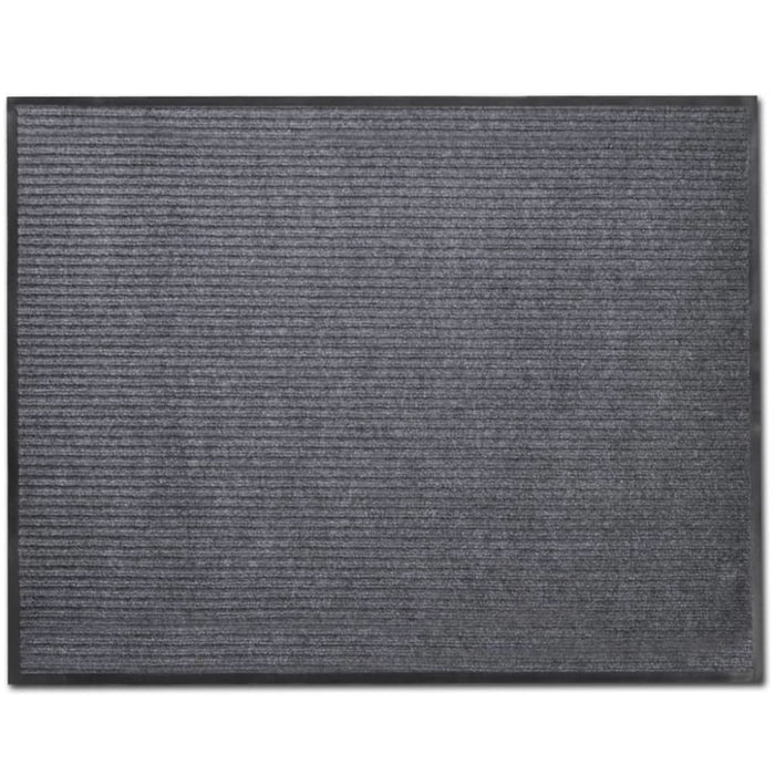 Pvc Door Mats 2 Pcs Grey 90x60 Cm Xinian
