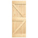 Door Narvik 85x210 Cm Solid Wood Pine Opaaxn