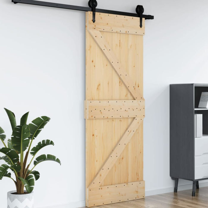 Door Narvik 85x210 Cm Solid Wood Pine Opaaxn