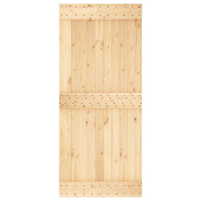 Door Narvik 90x210 Cm Solid Wood Pine Opaatt